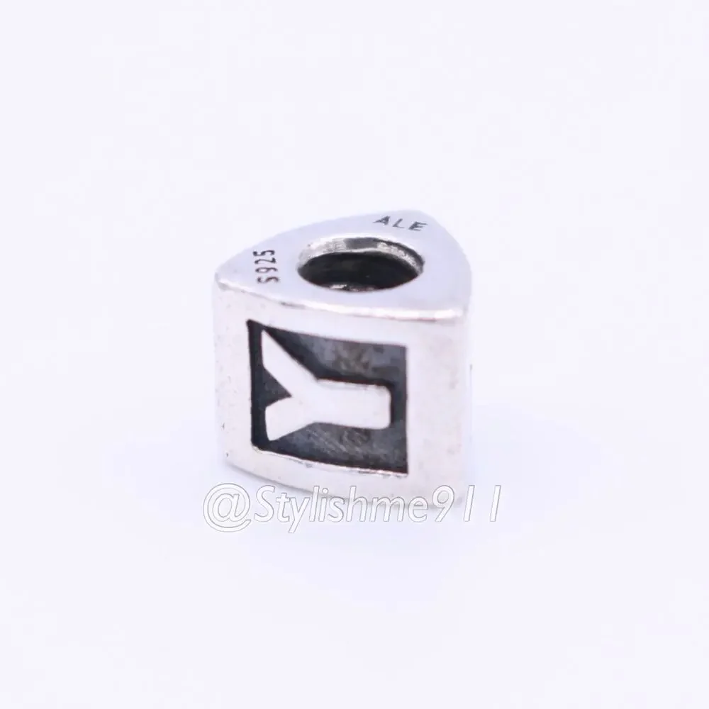 Authentic PANDORA Retired Alphabet Letter - Y